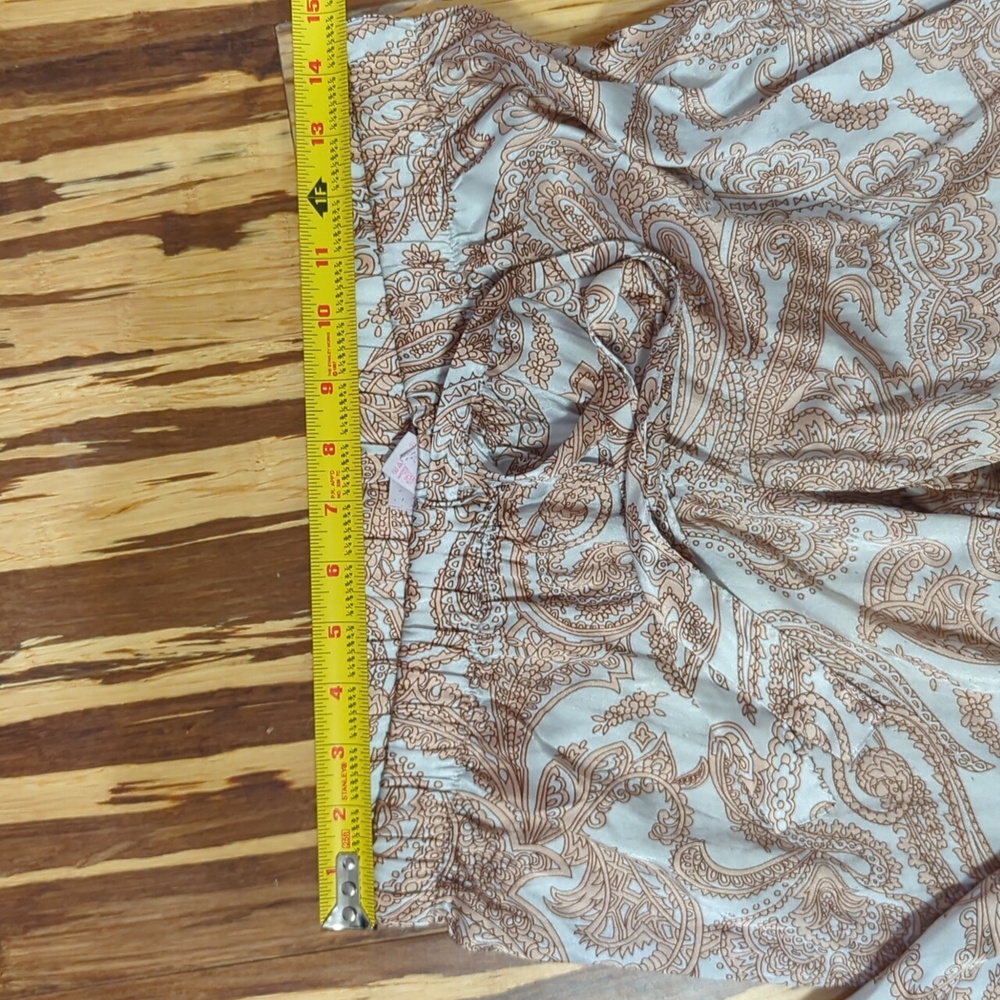 LAST CHANCE or CHARITY Victoria's Secret satin paisley pajamas - Picture 5 of 5